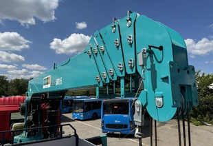 JAC N350 6×4 (35т) КМУ HKTC-8016 (8т) БОРТ 7,5×2,54×0,6м